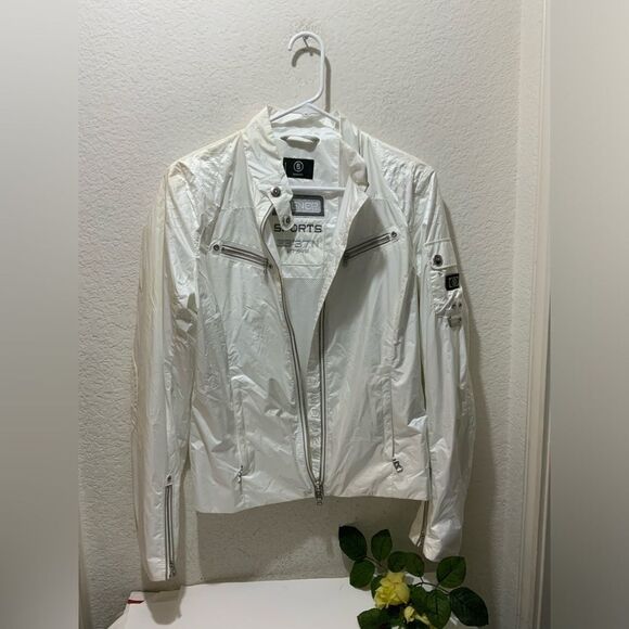 BOGNER Light weight white 100% polyamide 38/ US8  jacket - Picture 1 of 5